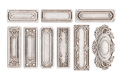 Conservatory Labels - IOD Decor Moulds - 6x10