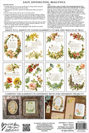 Lover of Flowers - IOD Transfers - (8) 8x12 sheets