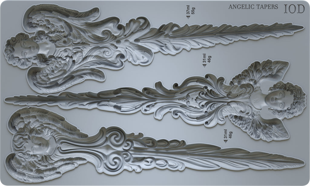 Angelic Tapers - IOD Decor Moulds - 6x10
