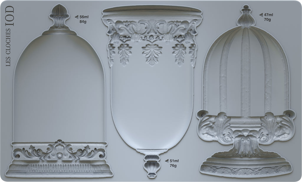 Les Cloches - IOD Decor Moulds - 6x10