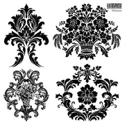 Velveteen - IOD Mini Stamps - (4) 6 x 6 sheets