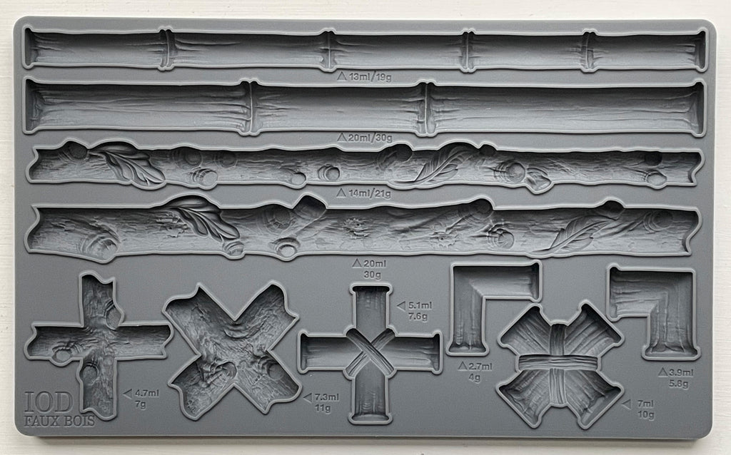 Faux Bois - IOD Decor Moulds - 6x10