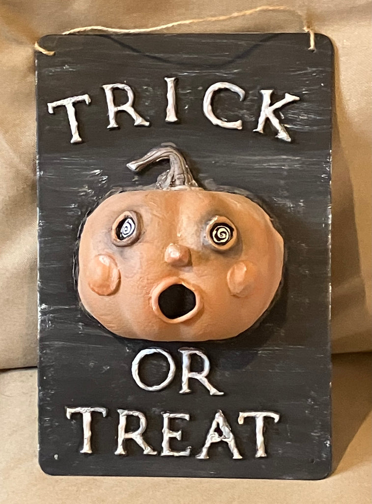 Handmade vintage style Halloween Decor wall hanging