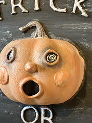 Handmade vintage style Halloween Decor wall hanging