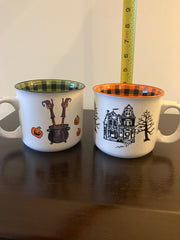 Cobwebs and Cauldrons Halloween Mug Set