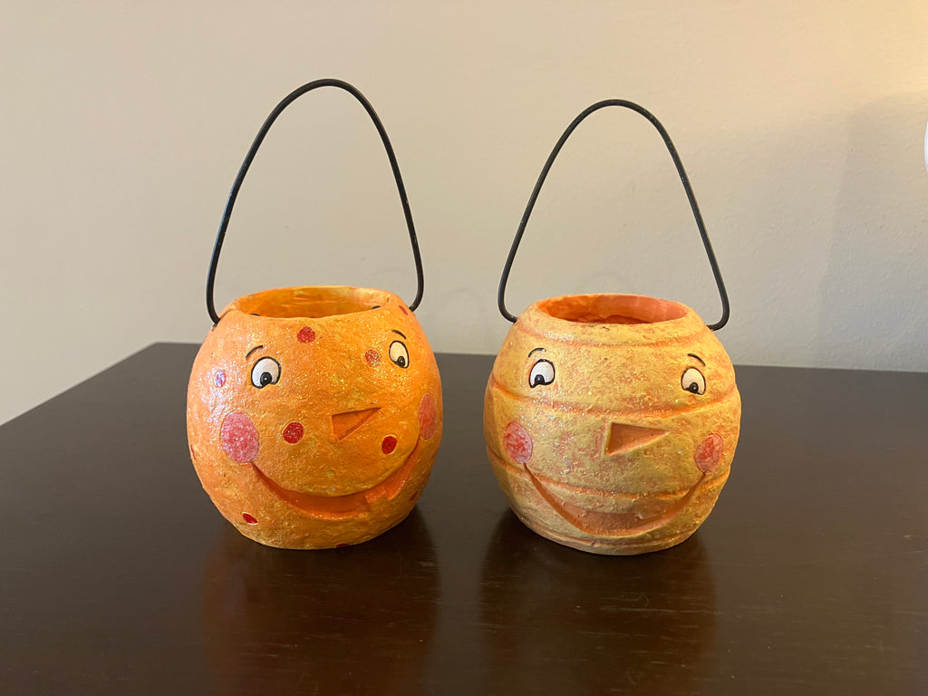 Set of vintage-look Jack-o-Lanterns