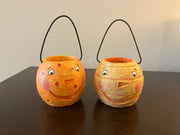 Set of vintage-look Jack-o-Lanterns