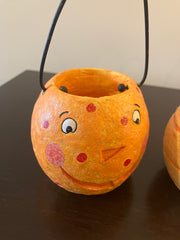 Set of vintage-look Jack-o-Lanterns