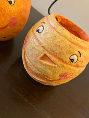 Set of vintage-look Jack-o-Lanterns