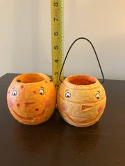 Set of vintage-look Jack-o-Lanterns