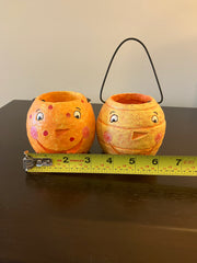 Set of vintage-look Jack-o-Lanterns