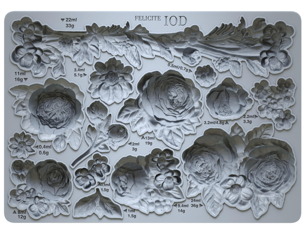 Felicite - IOD Moulds - 5x7