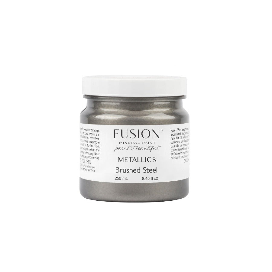 Brushed Steel - Fusion Mineral Paint Metallics