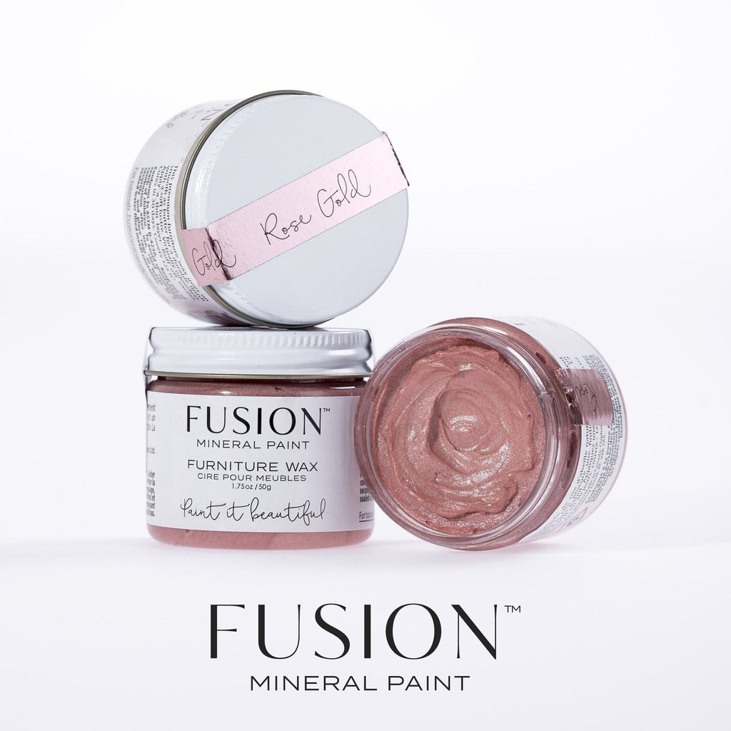 Metallic Rose Gold Furniture Wax by Fusion Mineral Paint