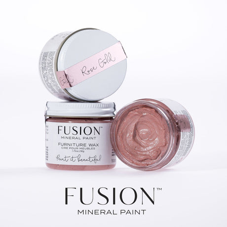 Metallic Rose Gold Furniture Wax by Fusion Mineral Paint