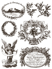 Gloria - IOD Paint Inlays - (8) 12x16 sheets *Limited Release*