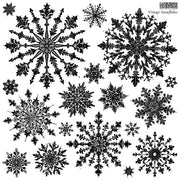 Vintage Snowflakes - IOD Stamps - 12x12 *Retired*