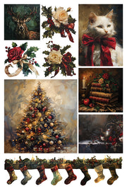 Crimson Velvet - IOD Transfers - (8) 8x12 sheets *Retired*