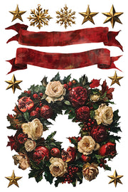 Crimson Velvet - IOD Transfers - (8) 8x12 sheets *Retired*