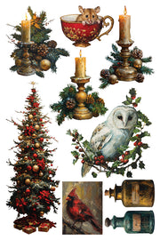 Crimson Velvet - IOD Transfers - (8) 8x12 sheets *Retired*