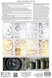 Figgy & Flourish - IOD Gilded Foil Transfer - (8) 8x12 pages
