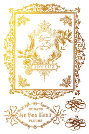 Figgy & Flourish - IOD Gilded Foil Transfer - (8) 8x12 pages