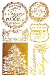 Figgy & Flourish - IOD Gilded Foil Transfer - (8) 8x12 pages