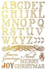 Figgy & Flourish - IOD Gilded Foil Transfer - (8) 8x12 pages