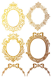 Petits Ornements - IOD Foil Transfer - (8) 8 x 12 sheets