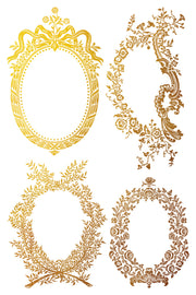 Petits Ornements - IOD Foil Transfer - (8) 8 x 12 sheets