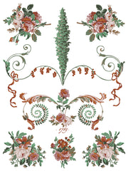 La Folie - IOD Paint Inlay - (8) 12x16 pages