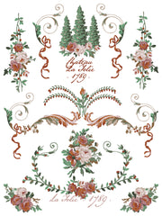 La Folie - IOD Paint Inlay - (8) 12x16 pages