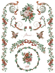 La Folie - IOD Paint Inlay - (8) 12x16 pages