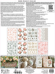 Spring Melody - IOD Paint Inlays - (8) 12 x 16 sheets **Limited Release**