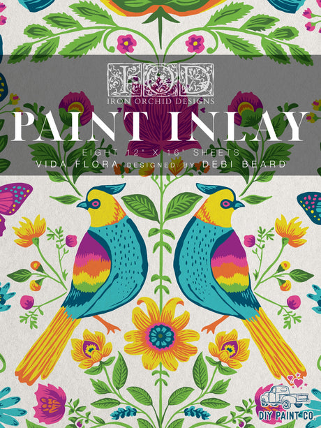IOD Paint Inlay - Vida Flora *Limited Edition*