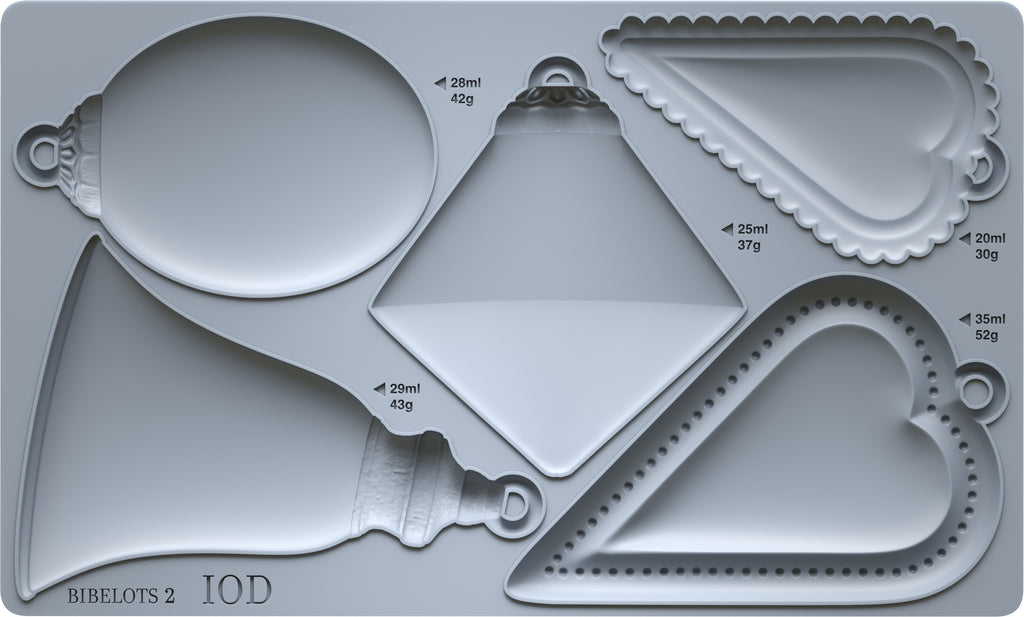 Bibelots 2 - IOD Decor Moulds - 6x10