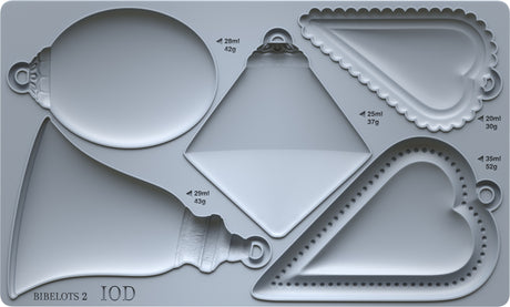 Bibelots 2 - IOD Decor Moulds - 6x10