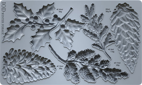 Winter Forage - IOD Decor Moulds - 6x10