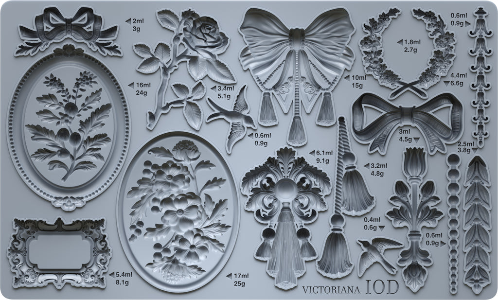 Victoriana - IOD Decor Mould - 6x10