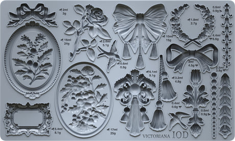 Victoriana - IOD Decor Mould - 6x10