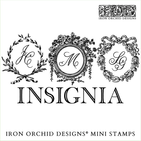 Insignia - IOD Mini Stamps - (4) 6 x 6 sheets