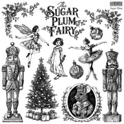 Sugar Plum Fairy - IOD Stamps - 12x12 sheet