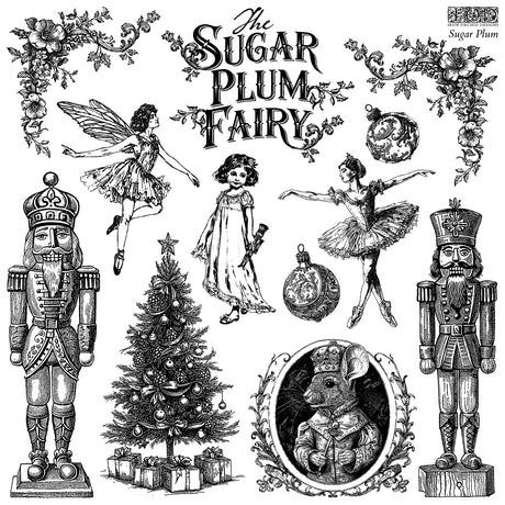 Sugar Plum Fairy - IOD Stamps - 12x12 sheet
