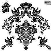 Velveteen - IOD Mini Stamps - (4) 6 x 6 sheets