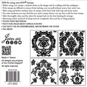 Velveteen - IOD Mini Stamps - (4) 6 x 6 sheets