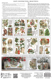 Christmas Joy - IOD Transfers - (8) 8x12 sheets