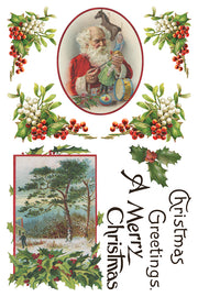 Christmas Joy - IOD Transfers - (8) 8x12 sheets
