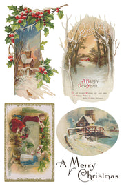 Christmas Joy - IOD Transfers - (8) 8x12 sheets