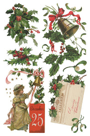Christmas Joy - IOD Transfers - (8) 8x12 sheets