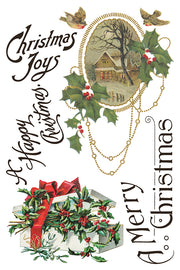 Christmas Joy - IOD Transfers - (8) 8x12 sheets